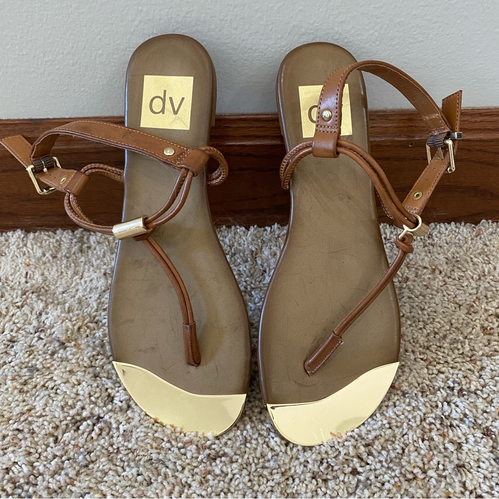 Faux Leather Sandals